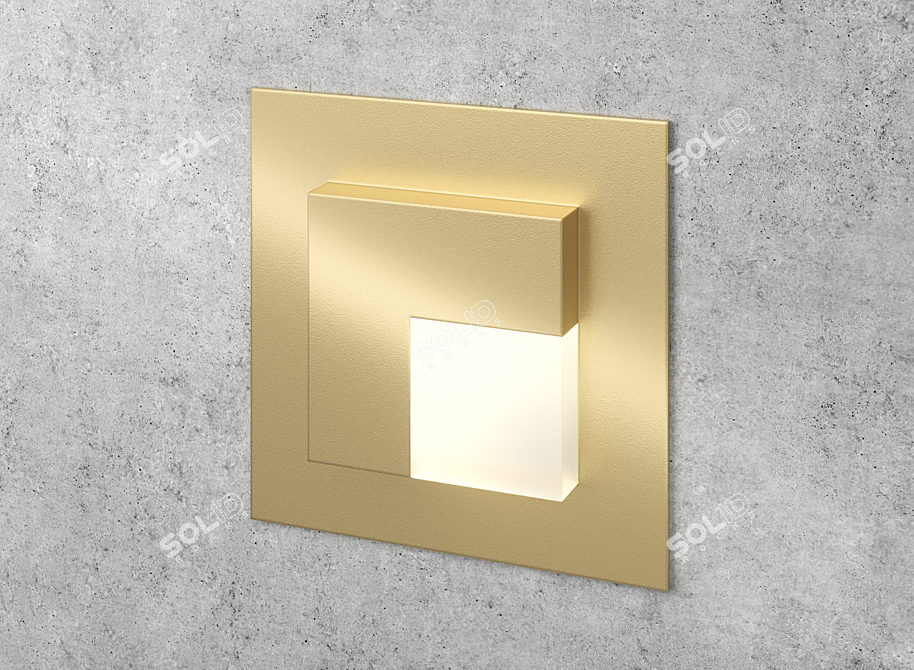 Slim LED Wall Light IT-738 3D model image 5