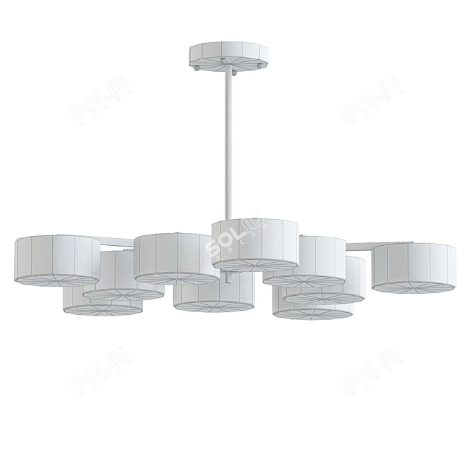 Hoogezand Sappemeer LED Geometric Spotlight 3D model image 2