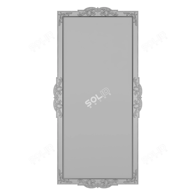 Title: Romano Home Handcrafted Rostov Mirror 3D model image 3