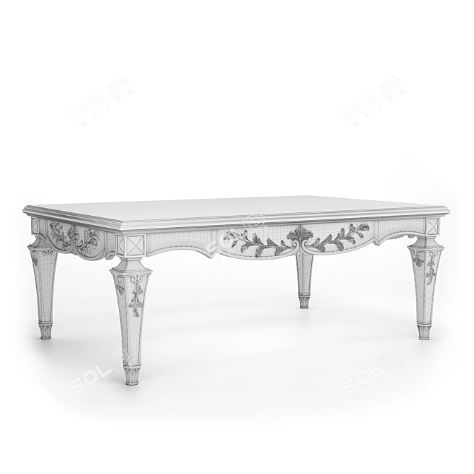 Handcrafted Nicolet Coffee Table 3D model image 3