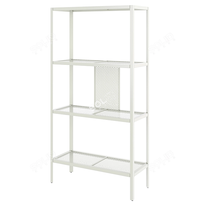 Stylish Metal Shelf: Baggebo 3D model image 3