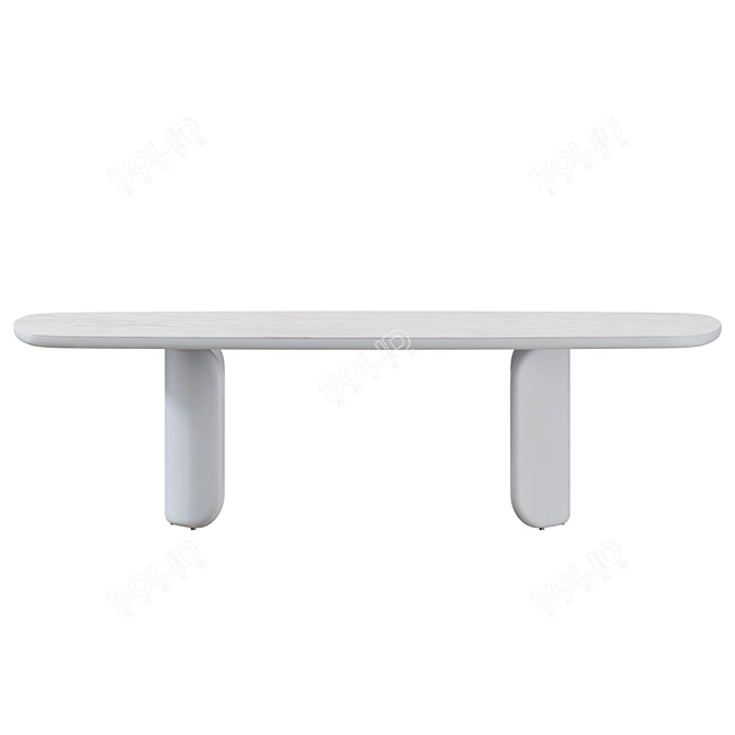 Elegant Elinor Table: Perfect Blend of Style and Function 3D model image 1