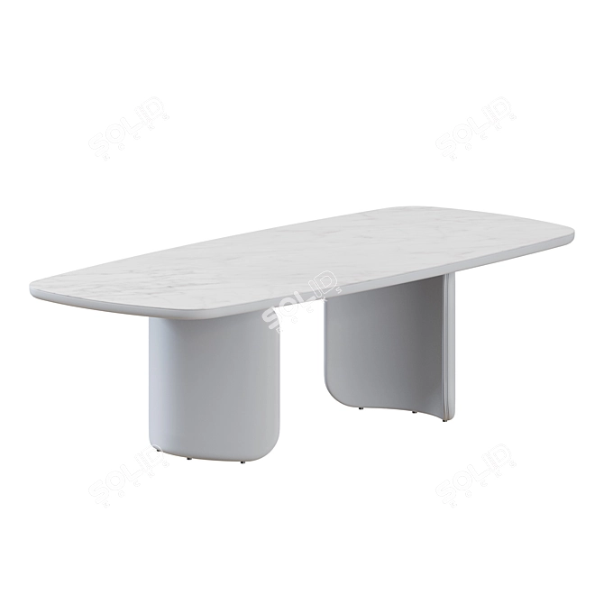 Elegant Elinor Table: Perfect Blend of Style and Function 3D model image 2