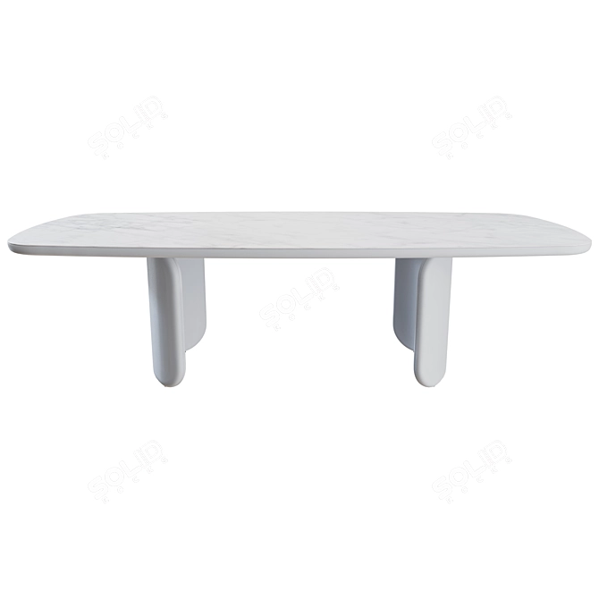 Elegant Elinor Table: Perfect Blend of Style and Function 3D model image 8