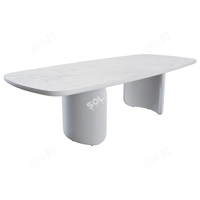 Elegant Elinor Table: Perfect Blend of Style and Function 3D model image 9