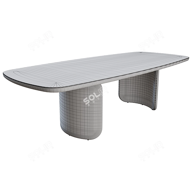 Elegant Elinor Table: Perfect Blend of Style and Function 3D model image 10