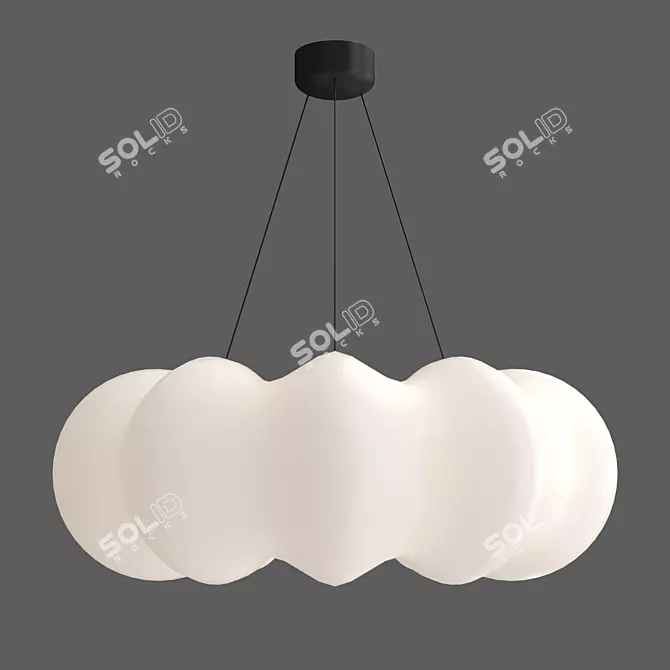 Doughy Delight Pendant Lamp 3D model image 2