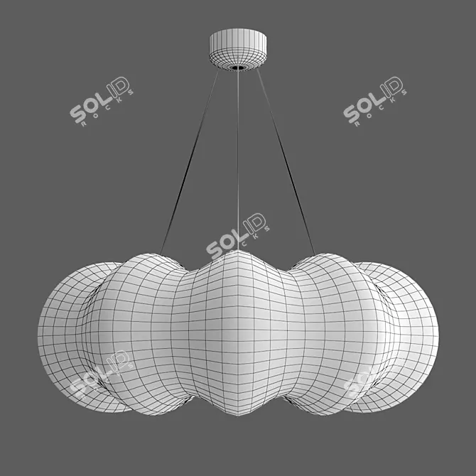 Doughy Delight Pendant Lamp 3D model image 3