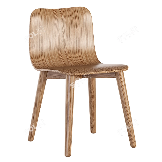 Dandy-W Dining Chair 3D model image 2