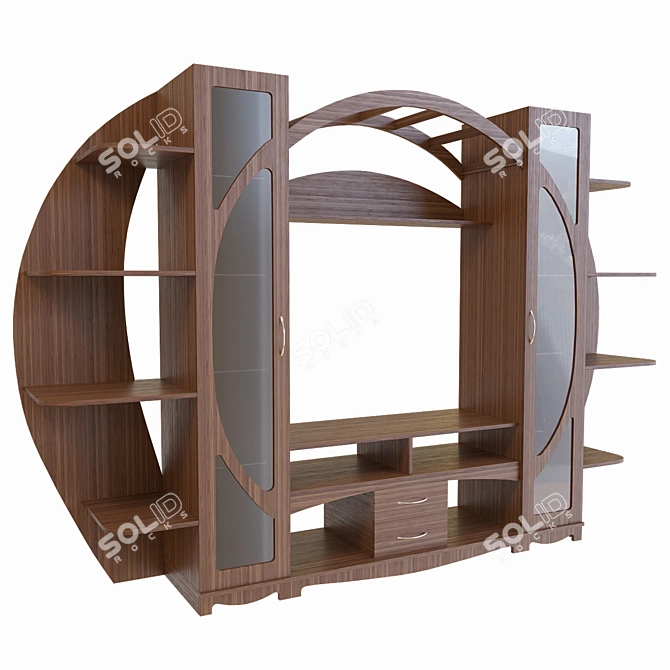 Elegant Living Room Siren 3D model image 7