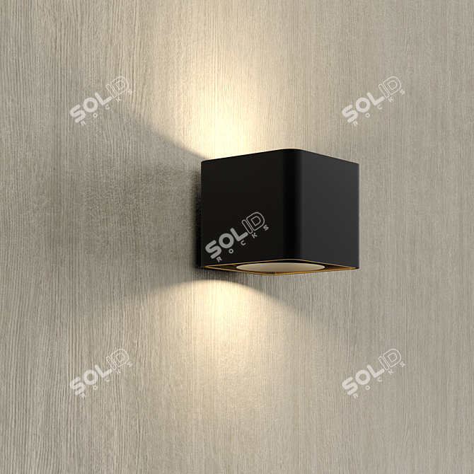 Beige Oak Wood Texture - High Quality HD 3D Model 3D model image 2