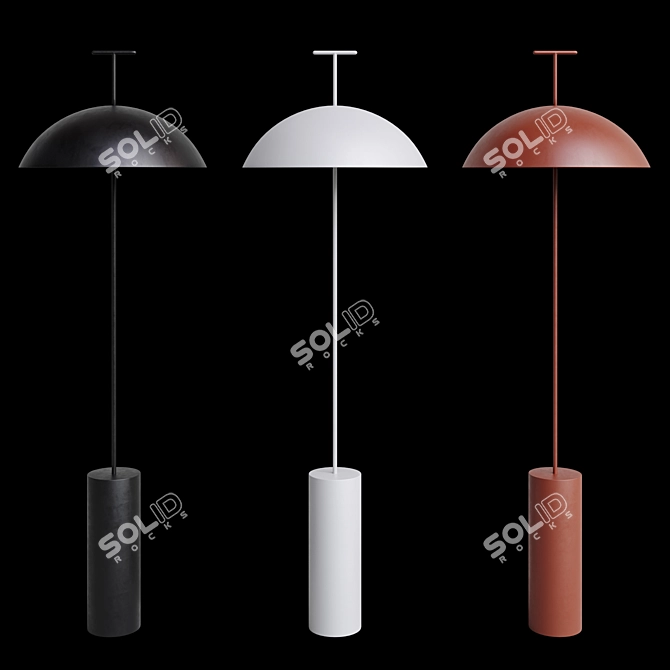 Modern Kartell Geen-A Floor Lamp 3D model image 3
