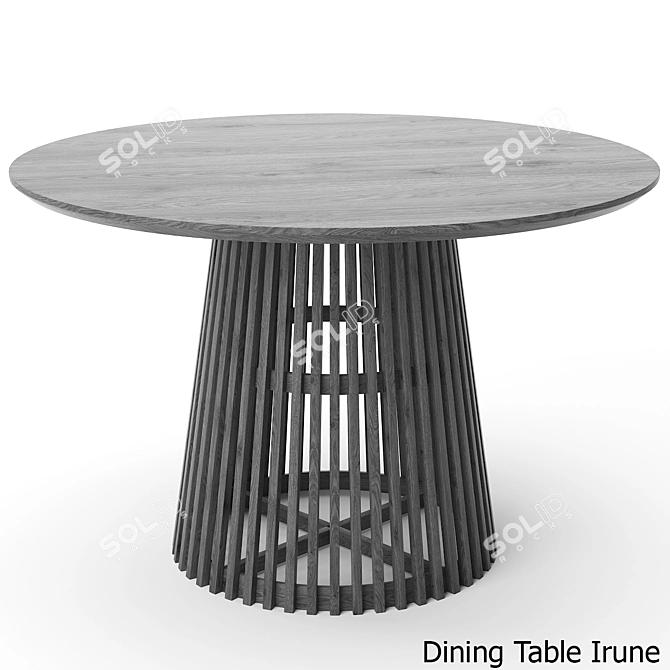 Modern Dining Table Set 3D model image 3