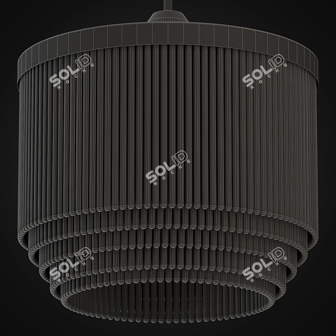 Zagg Ceiling Lamp: Innovative Design 3D model image 2