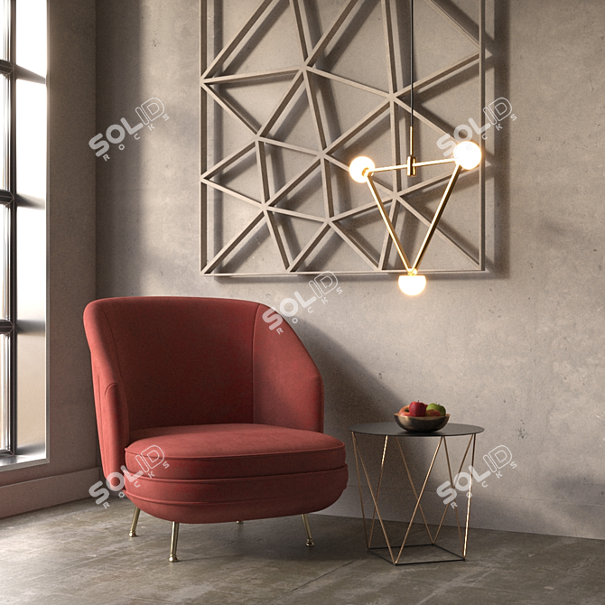 Elegant Lighting Solution 3D model image 2