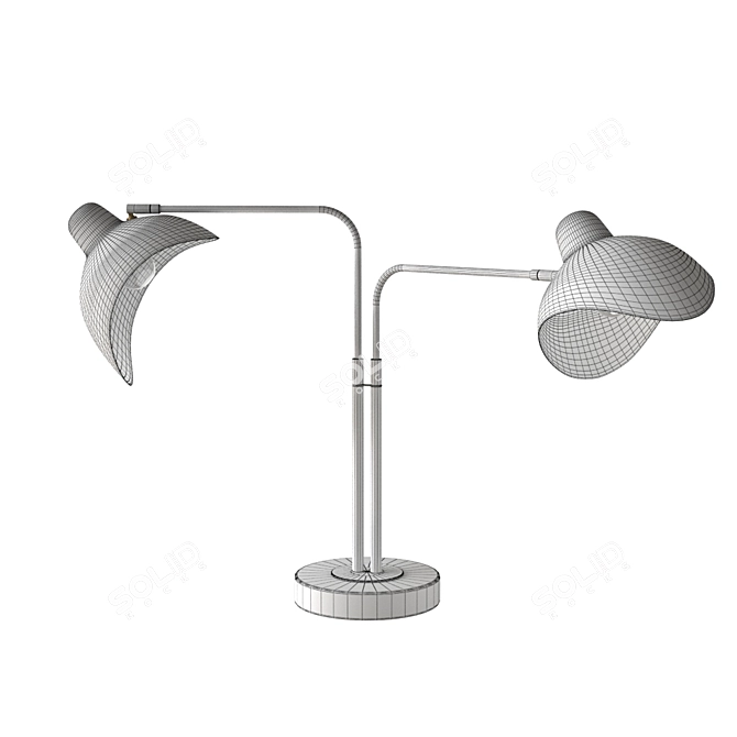 Elegant Eichholtz Joshua Table Lamp 3D model image 3