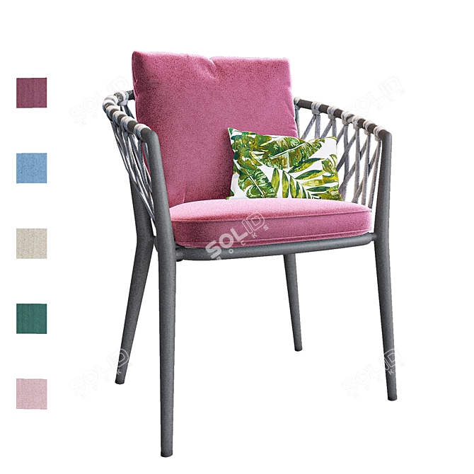 Ultimate Outdoor Relaxation: Lounge Chair 3D model image 7