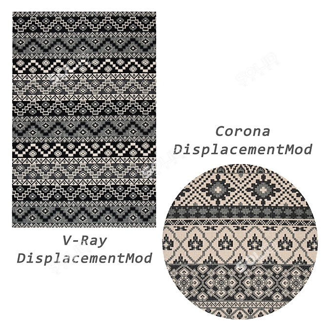 Versatile Rug Collection 3D model image 5