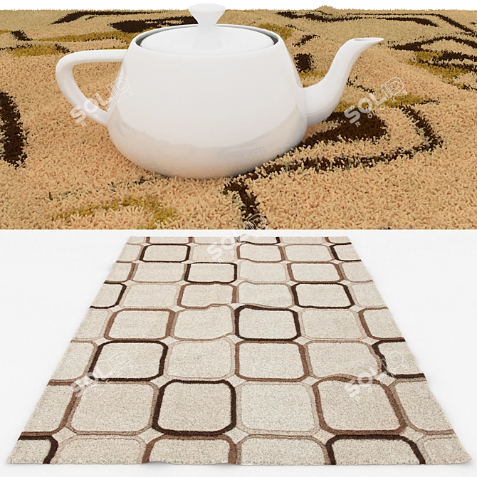 Variety Pack: 6 Rugs for Every Angle 3D model image 2