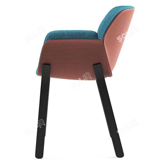 Elegant Nuez SO Chairs 3D model image 3