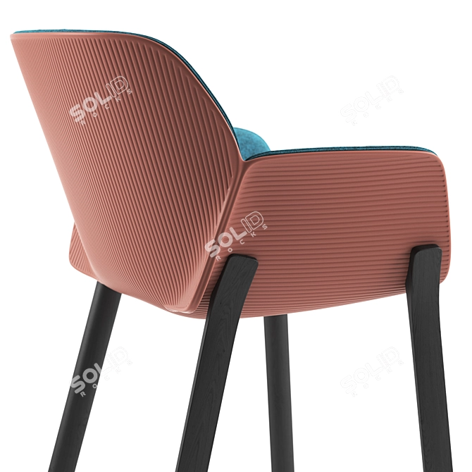 Elegant Nuez SO Chairs 3D model image 5