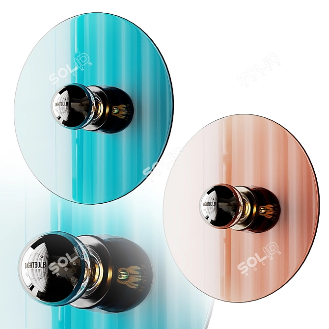 Title: Fest Wall Lamp: Stylish Illumination 3D model image 1