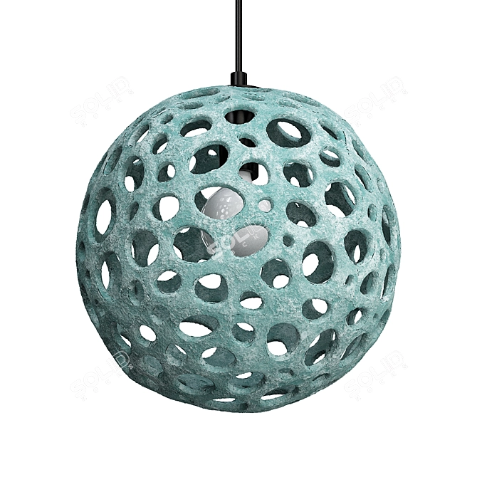 Rustic Charm: Stan Bitters Lantern 3D model image 1