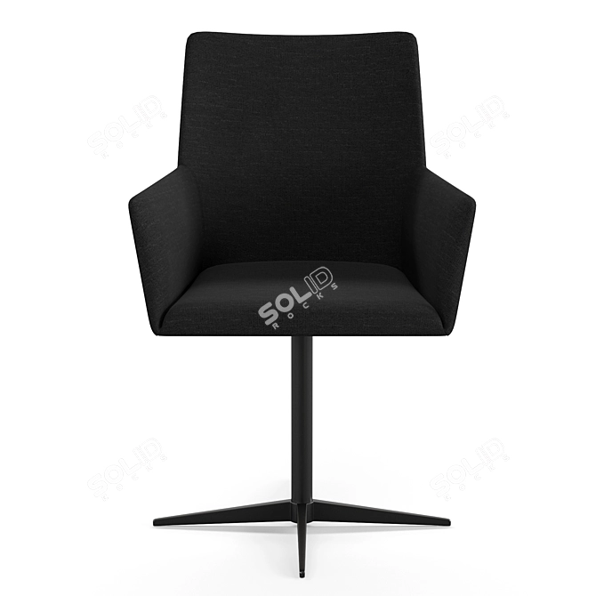 Vintage Style Office Chair - LA REDOUTE INTERIEURS 3D model image 9