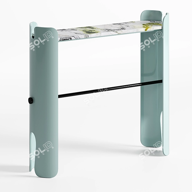 Marble Belize Console: Elegant Empreinte Design 3D model image 9