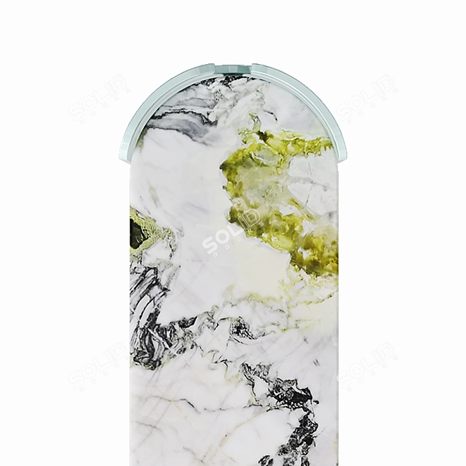 Marble Belize Console: Elegant Empreinte Design 3D model image 15