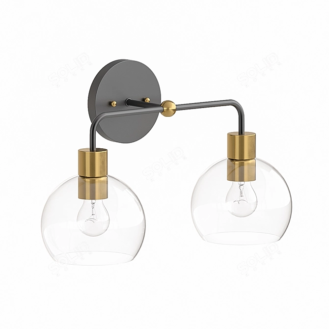 YOUNG HOUSE Bubble Wall Light 3D model image 3