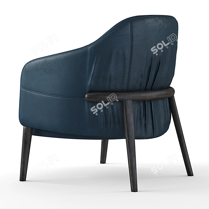  Piaval Trench Armchair - Sleek and Stylish Design 3D model image 4