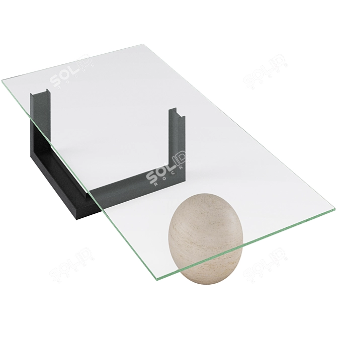 Elegant Levante Coffee Table 3D model image 2