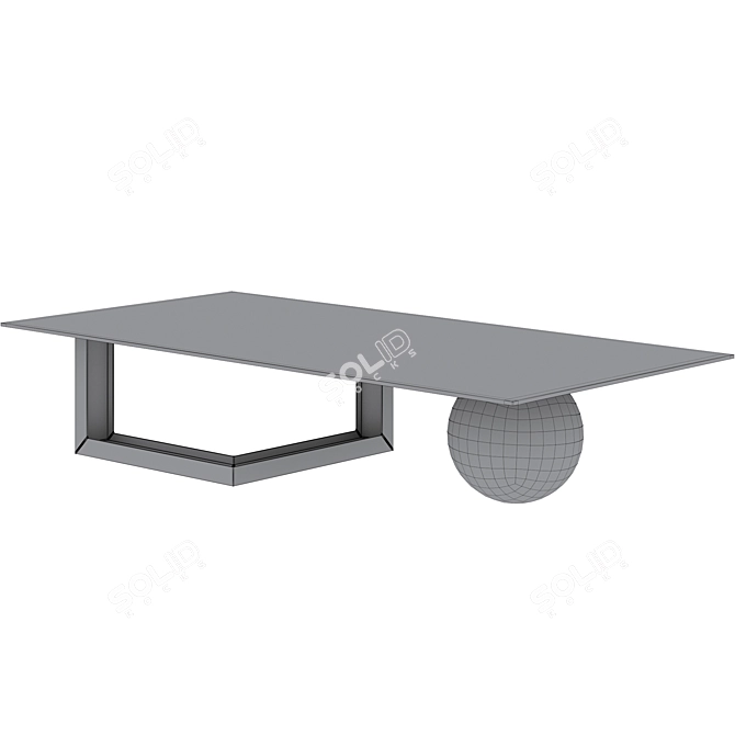 Elegant Levante Coffee Table 3D model image 3