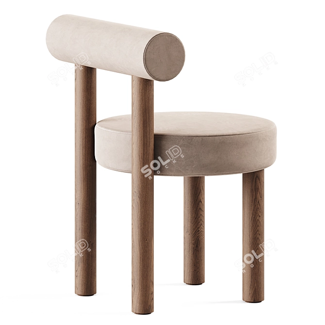 Sleek Minimalist Chair: Gropius CS2 3D model image 2
