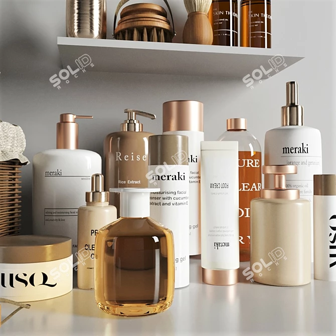 Turbo Chic Bathroom Essentials 3D model image 6