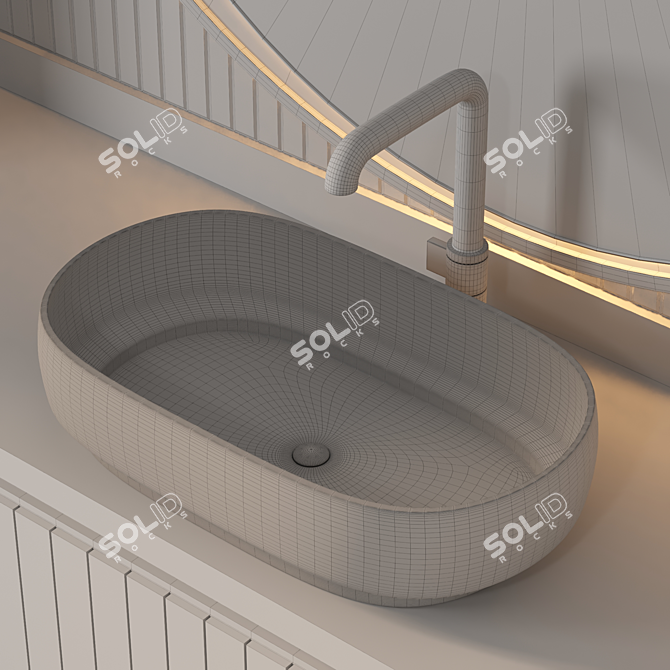 Brizo Litze Bathroom Furniture 3D model image 5