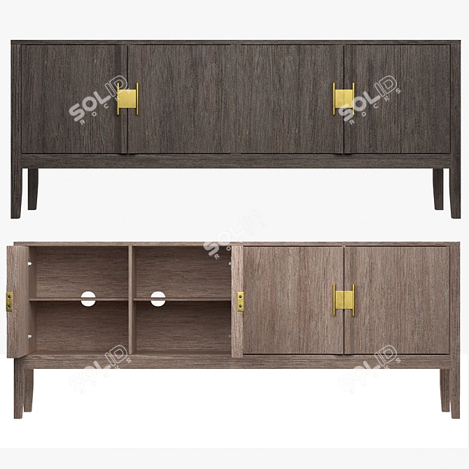 Urban Media Console - dantonehome 3D model image 3