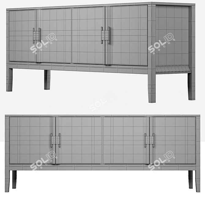 Urban Media Console - dantonehome 3D model image 4