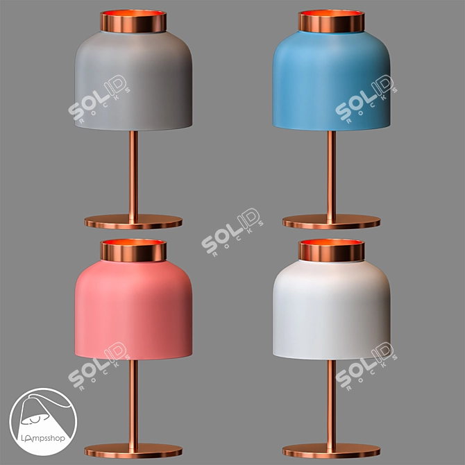 Oasis Table Lamp: Stylish Lighting Solution 3D model image 1