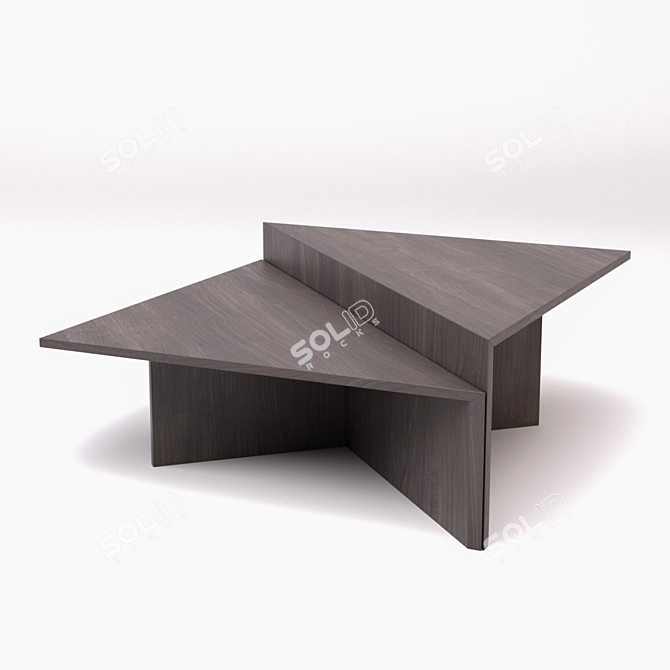 Contemporary Fulham Coffee Table Set 3D model image 1