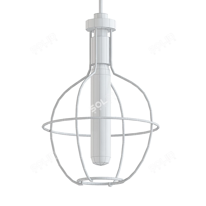 Colebrook Pendant: Sleek and Modern 3D model image 2