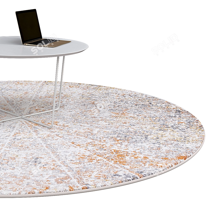 Elegant Circle Rugs | No. 221 3D model image 2