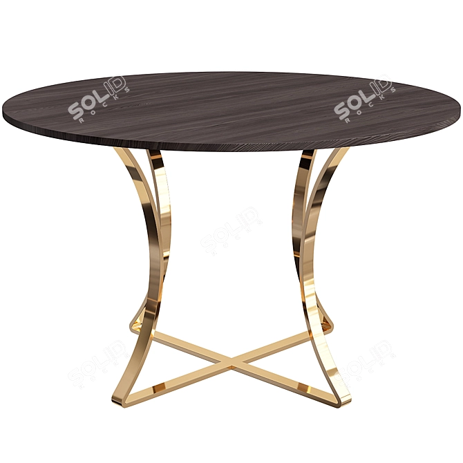 Modern Houston Dining Table 3D model image 3