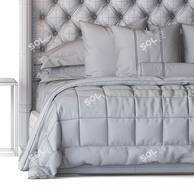 Adler King Bed - Restoration Hardware 3D model image 4