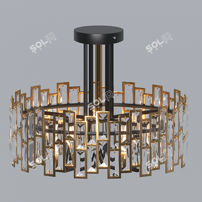 Strotskis Smart Zolletta Pendant Light 3D model image 2