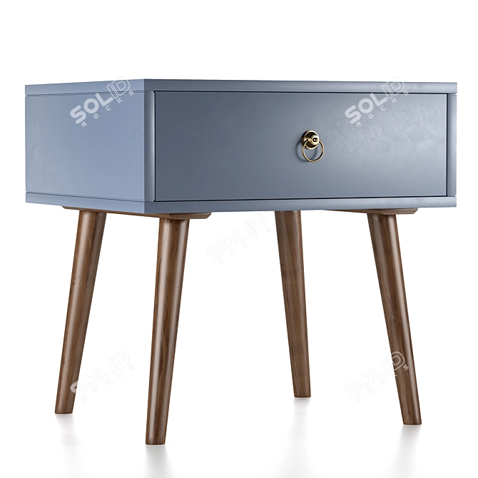 Polly Bedside Table: Modern Design 3D model image 1