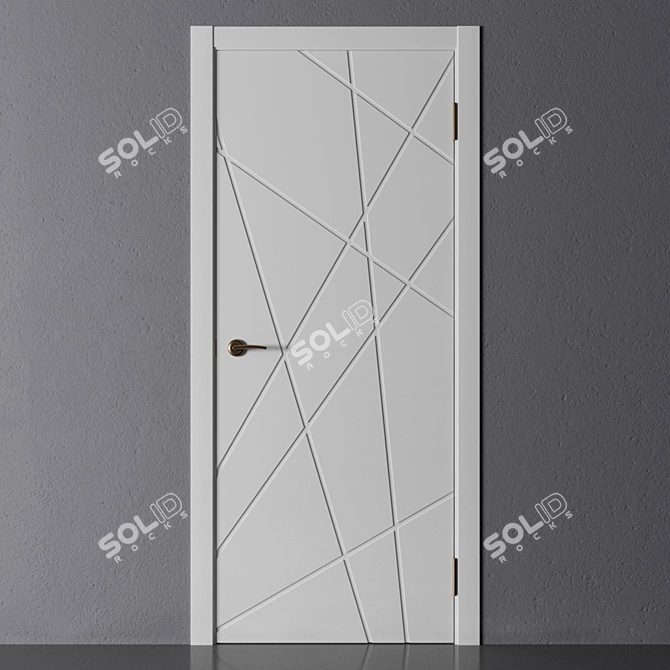Siberian Reef Door Collection: Exquisite 3D Designs 3D model image 1