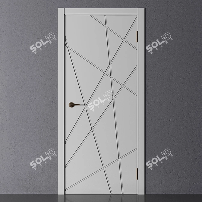 Siberian Reef Door Collection: Exquisite 3D Designs 3D model image 2