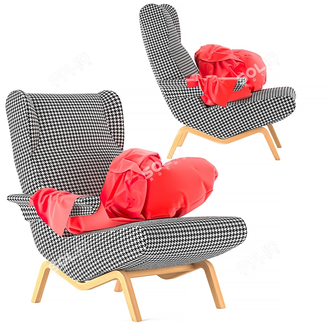 Sleek and Stylish Ligne Roset Archi 3D model image 3